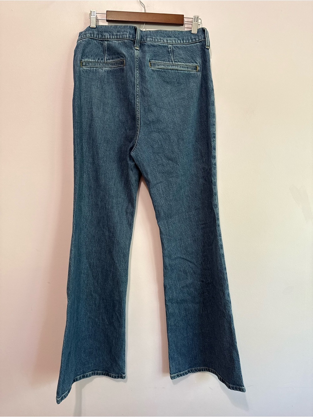 J. Crew Re-96 Vintage Wash Patch Pocket Flare Jeans Size 30 (US 10) NWT - Picture 2 of 7
